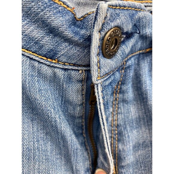 Faded Glory Womens Stretch Boot Cut Denim Jeans Size 12 Blue Washed 5 Pocket - Picture 7 of 13